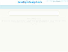 Tablet Screenshot of desktopvirtualgirl.info